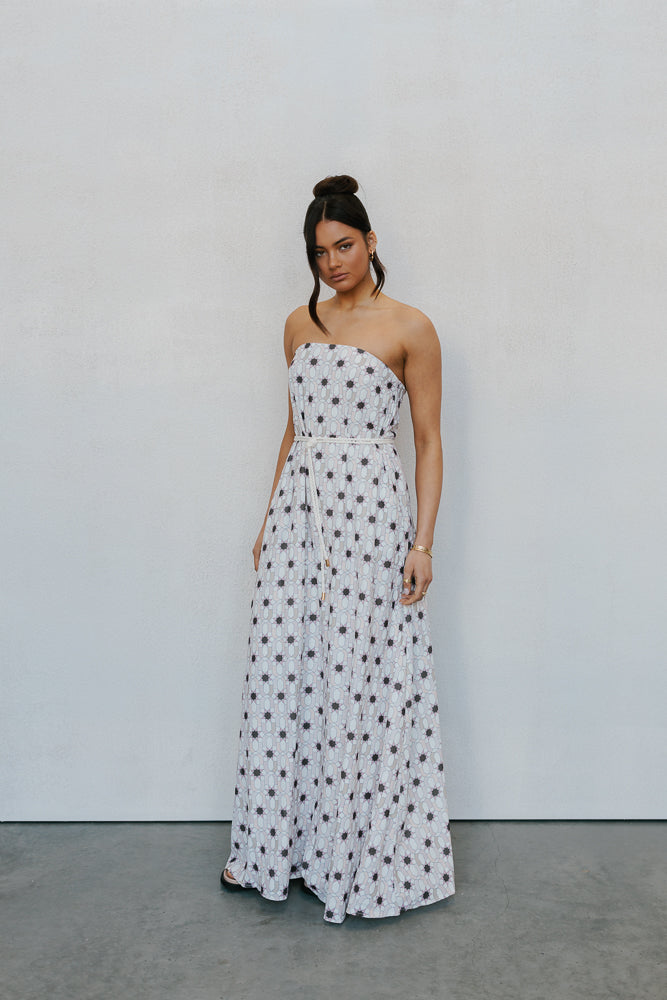 Osprey Dress Sable Print