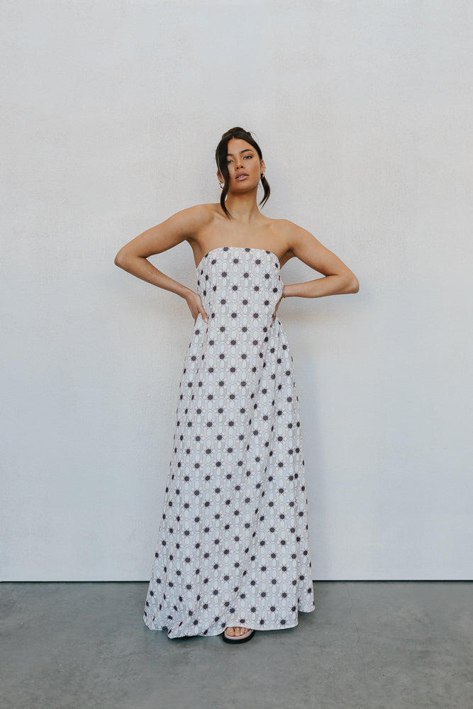 Osprey Dress Sable Print