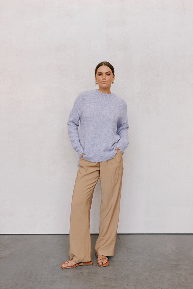 Nelani Knit Jumper – Lilac Marle