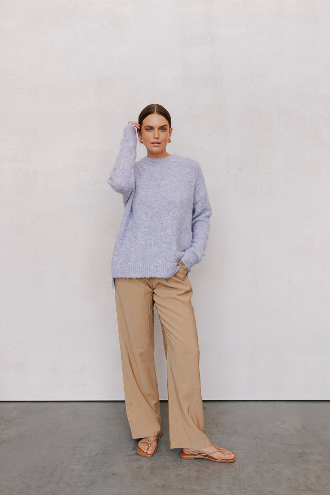 Nelani Knit Jumper – Lilac Marle