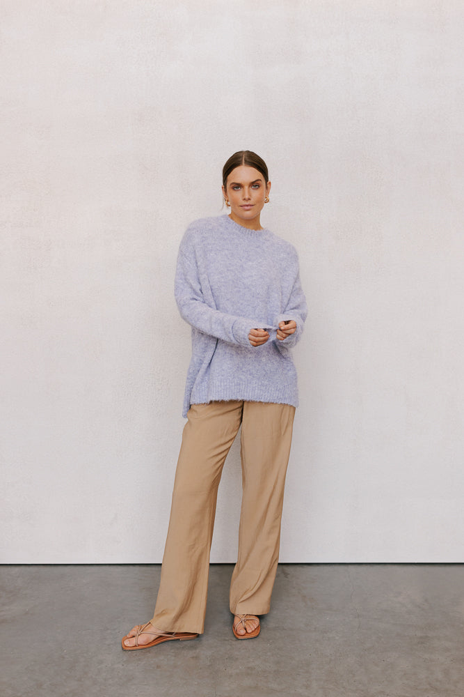 Nelani Knit Jumper – Lilac Marle