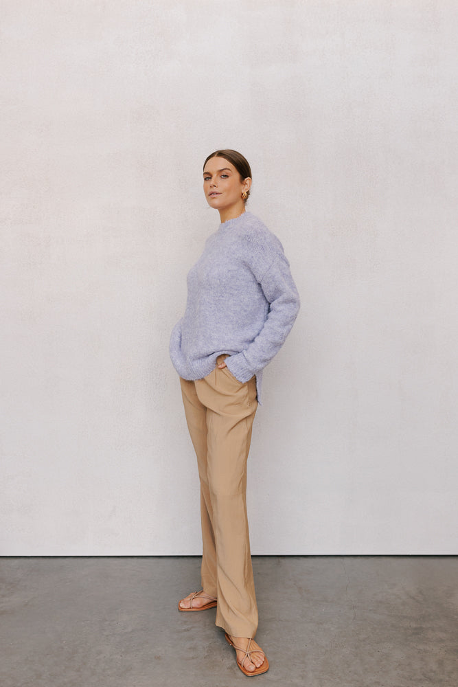 Nelani Knit Jumper – Lilac Marle
