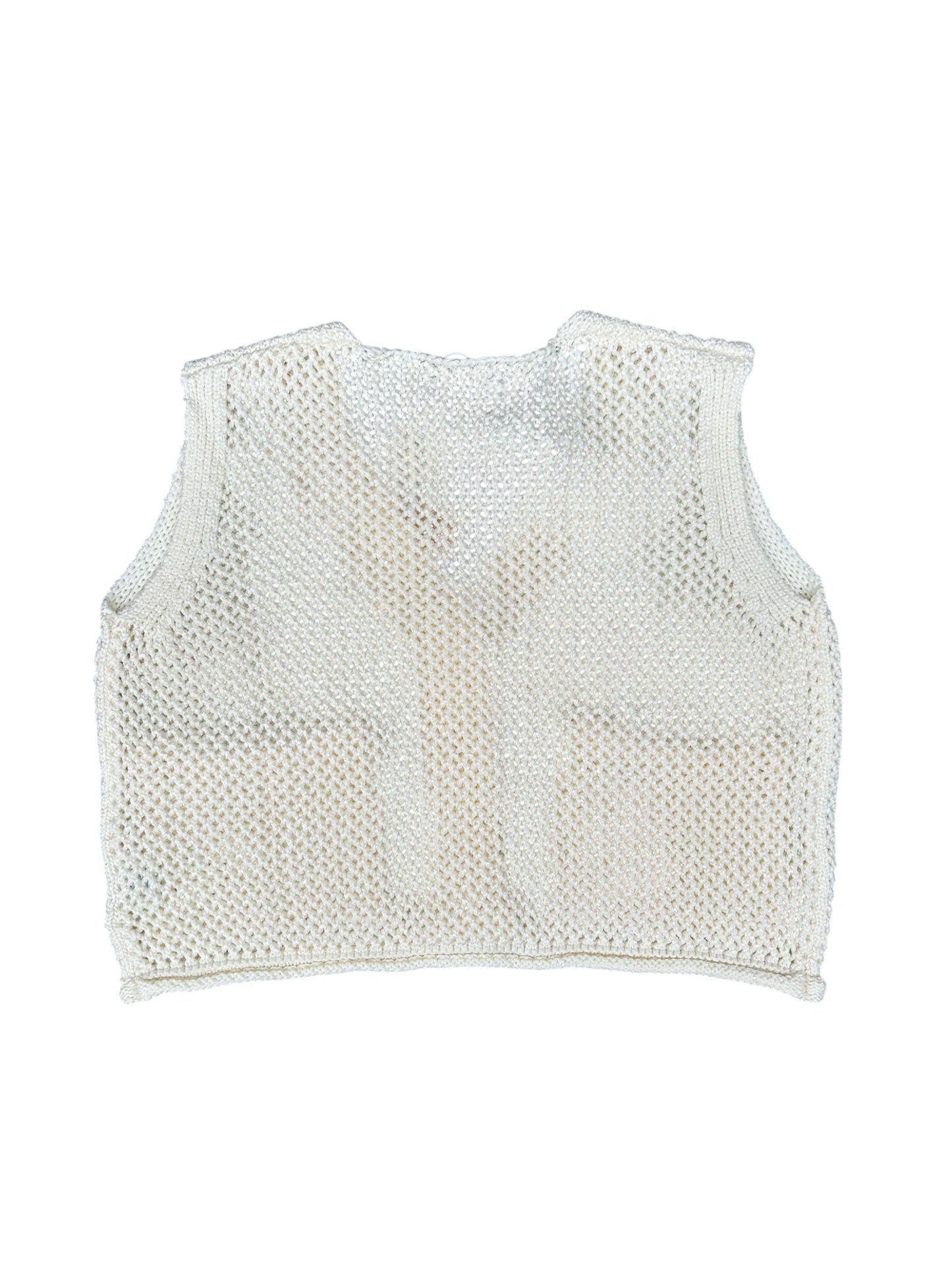 Rielle Knit Vest - Cream