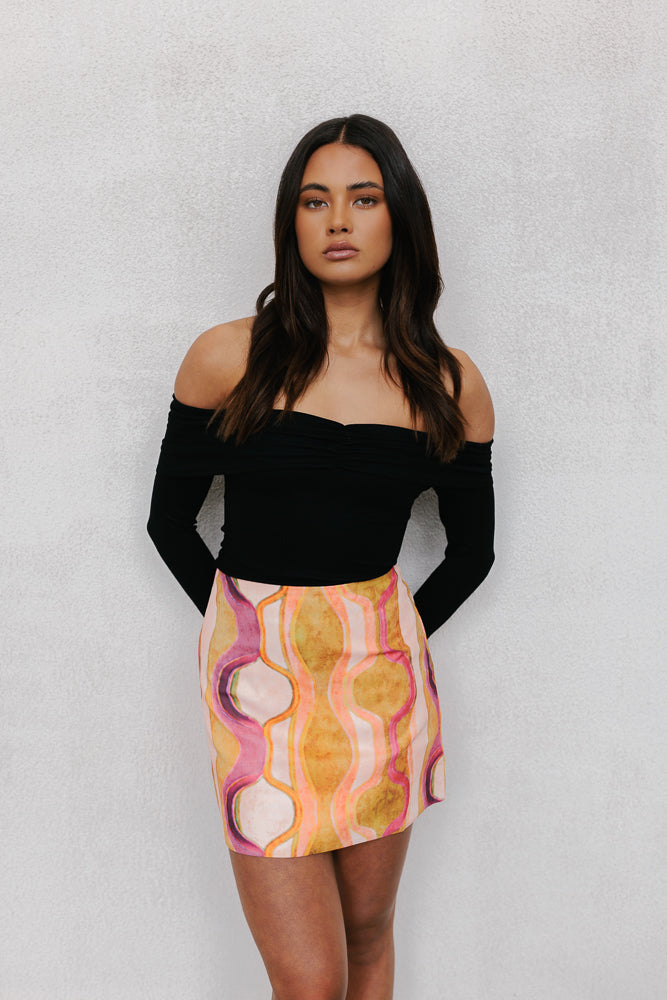 Picasso Skirt Paris Print