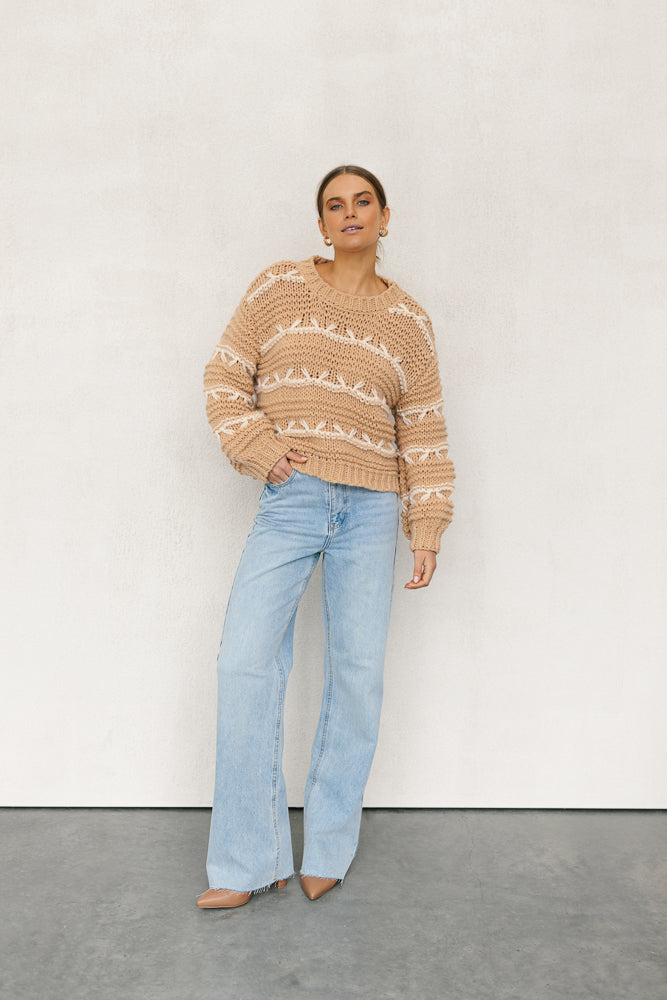 Plume Knit Tan