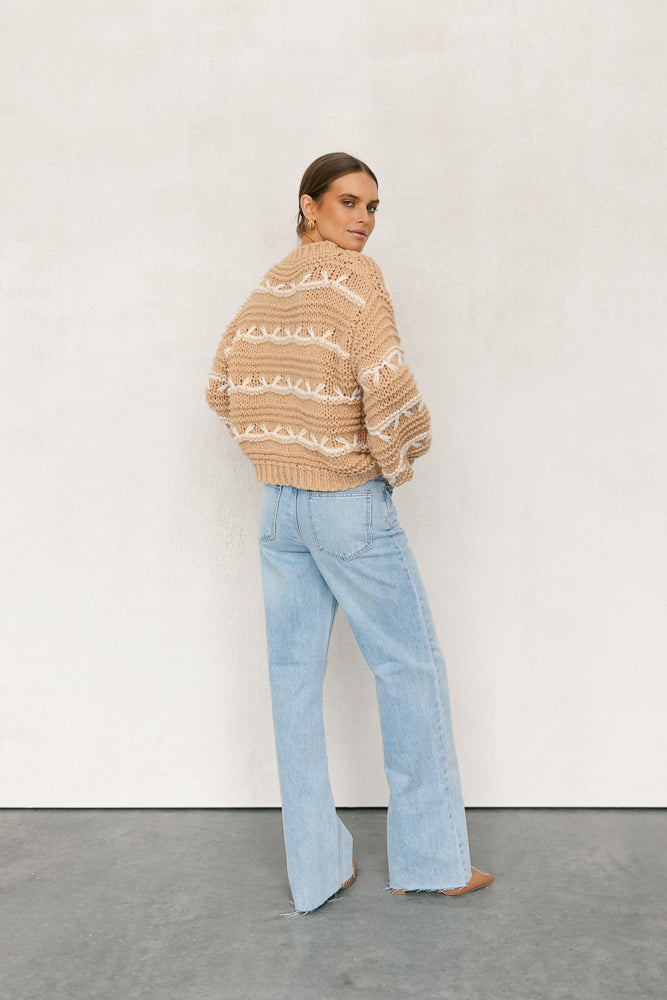 Plume Knit Tan