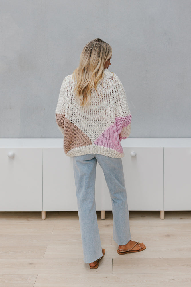 Poet Jumper - Cream/Multi