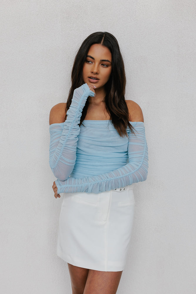 Quinn Skirt White