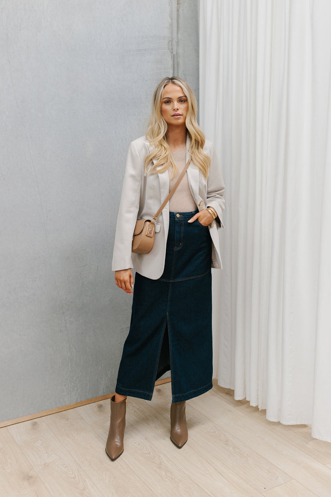 Jarah Skirt - Indigo Denim