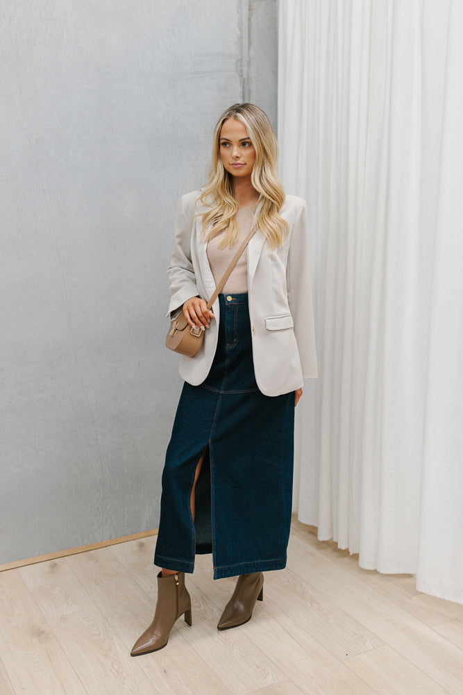Jarah Skirt - Indigo Denim