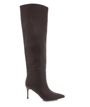 Rosella Knee-high Boots Dark Chocolate