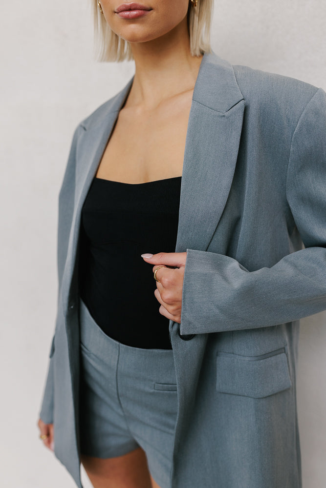 Ryder Boyfriend Blazer - Grey