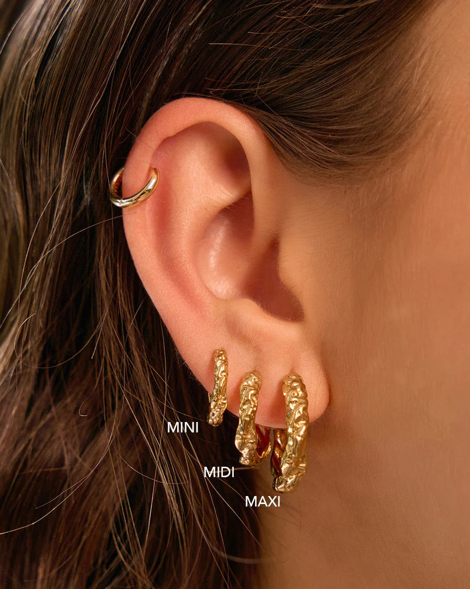 Kira Mini Hoops Gold