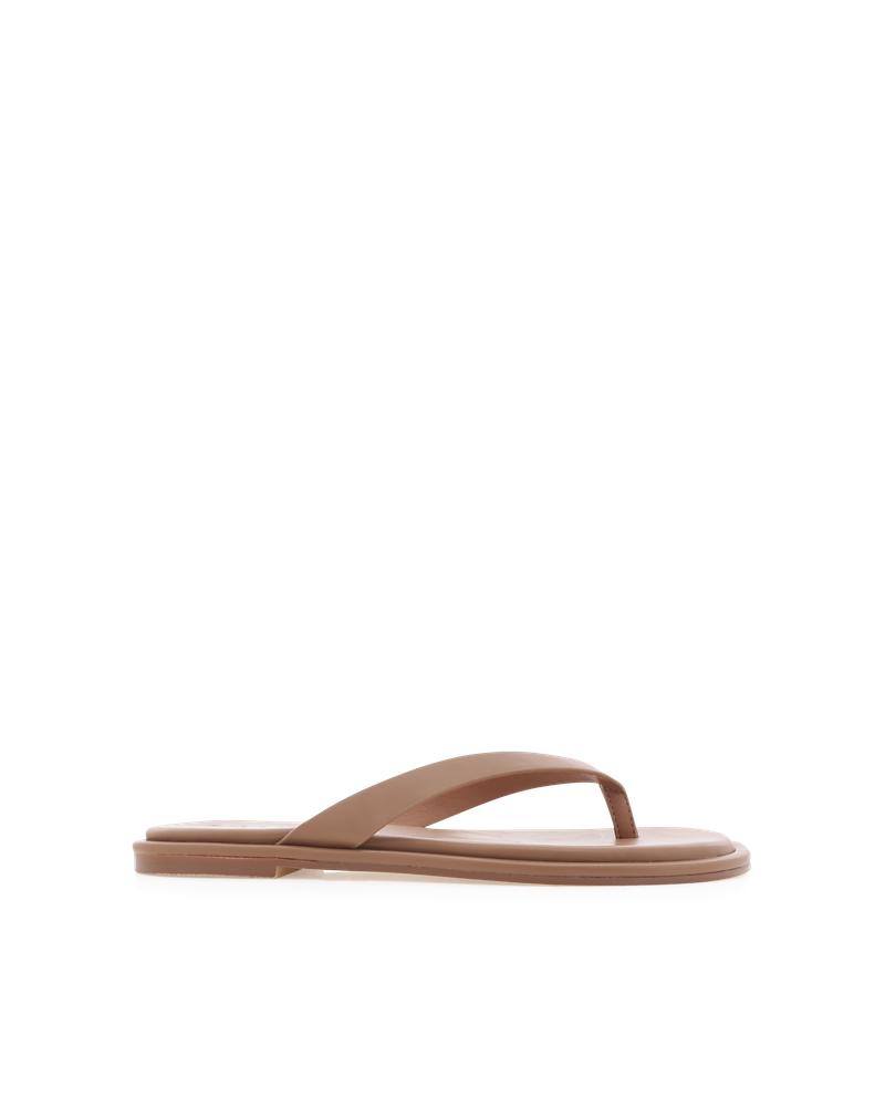 Beaux Thongs - Dark Tan