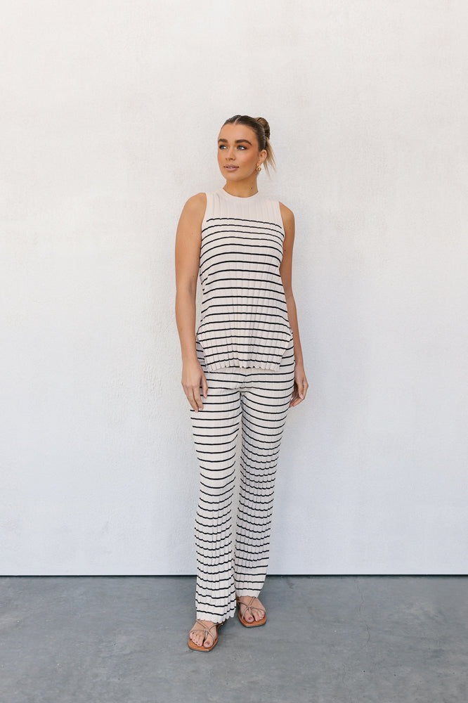 Sakai Set - Bone/Black Stripe