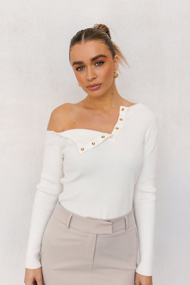 Santi Long-sleeve Top Cream