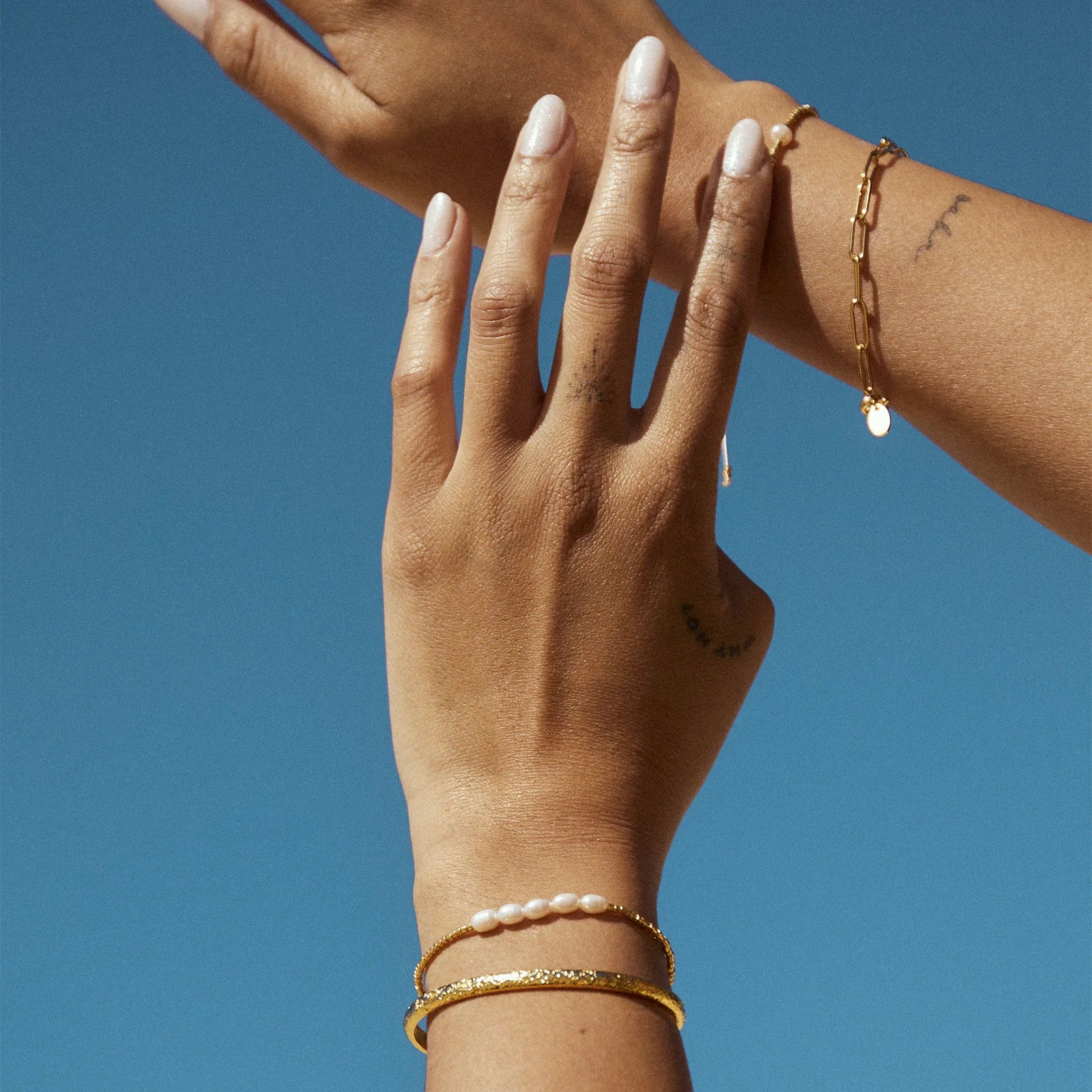Seline Pearl Bracelet Gold