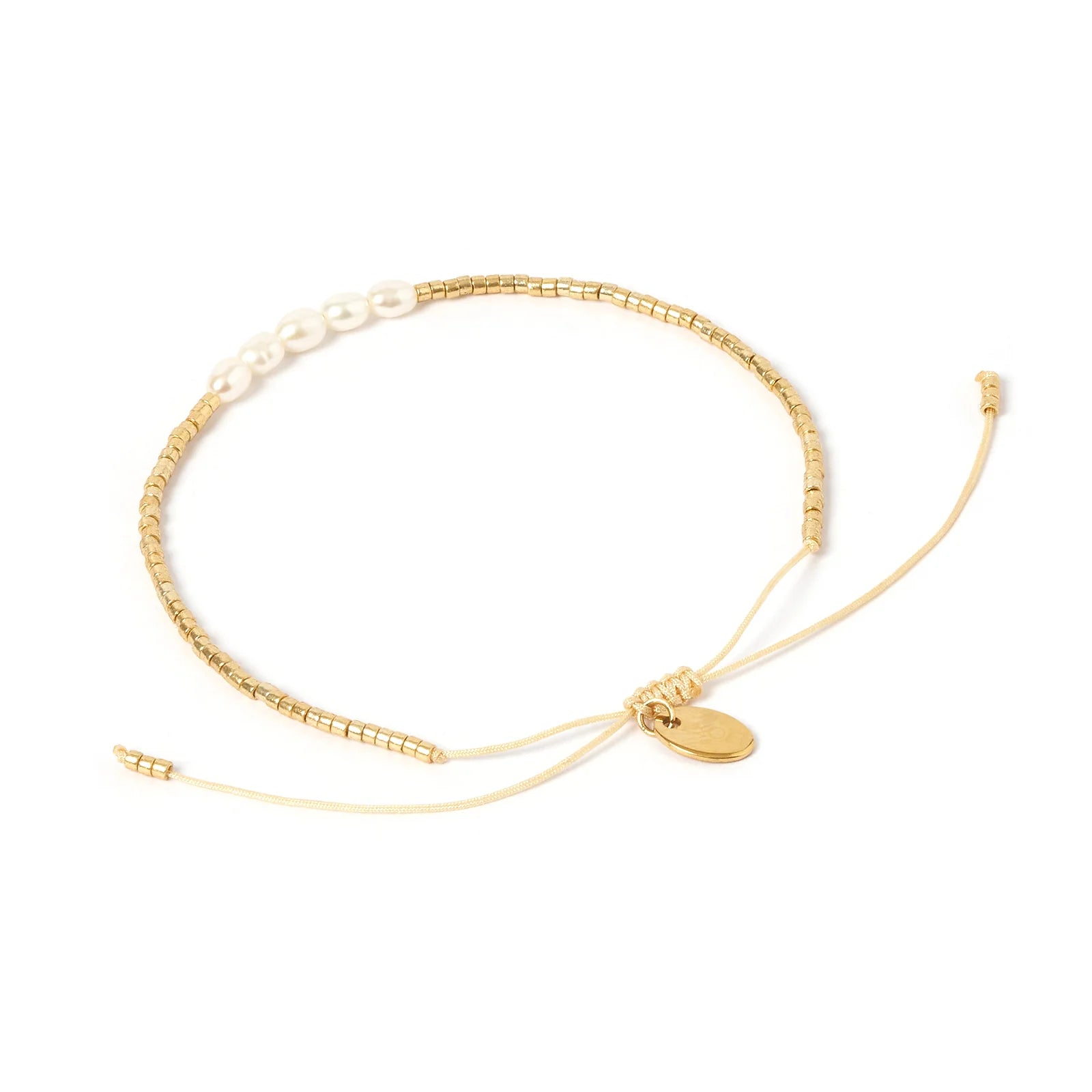 Seline Pearl Bracelet Gold