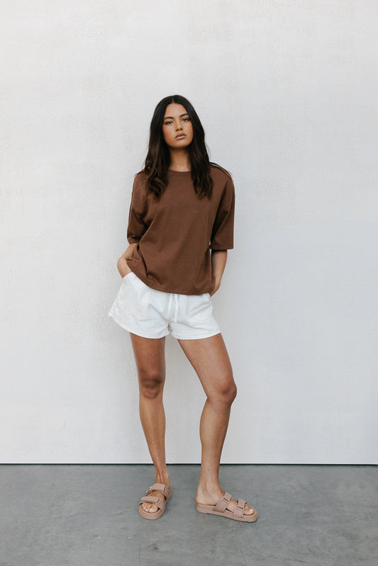 Kell Tee - Chocolate Brown