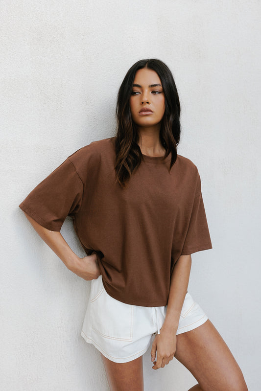 Kell Tee - Chocolate Brown