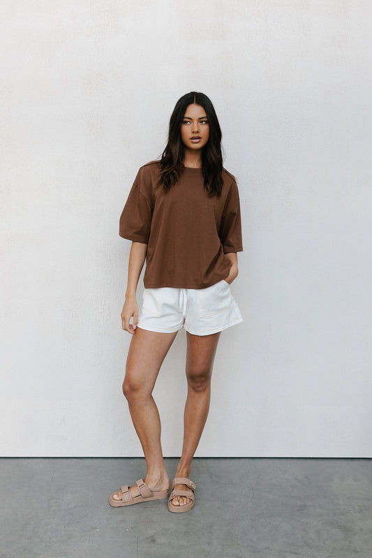 Kell Tee - Chocolate Brown