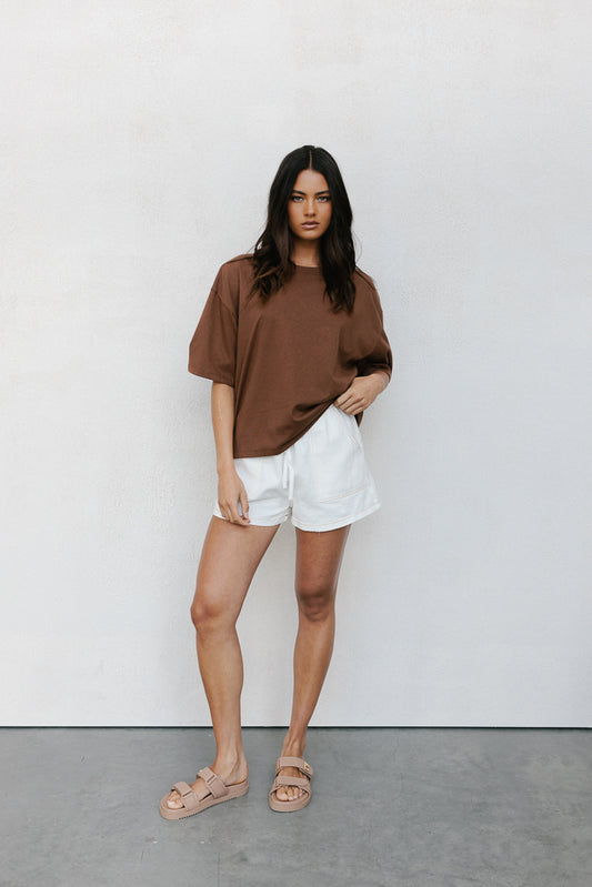 Kell Tee - Chocolate Brown