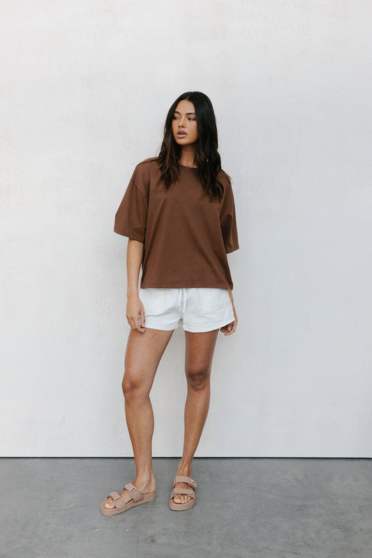 Kell Tee - Chocolate Brown
