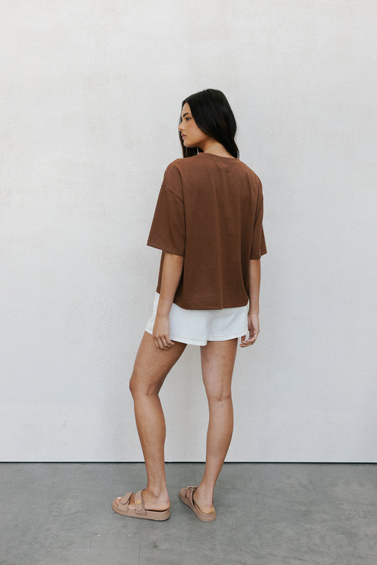Kell Tee - Chocolate Brown