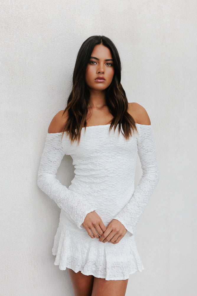 Stella Mini Dress - White