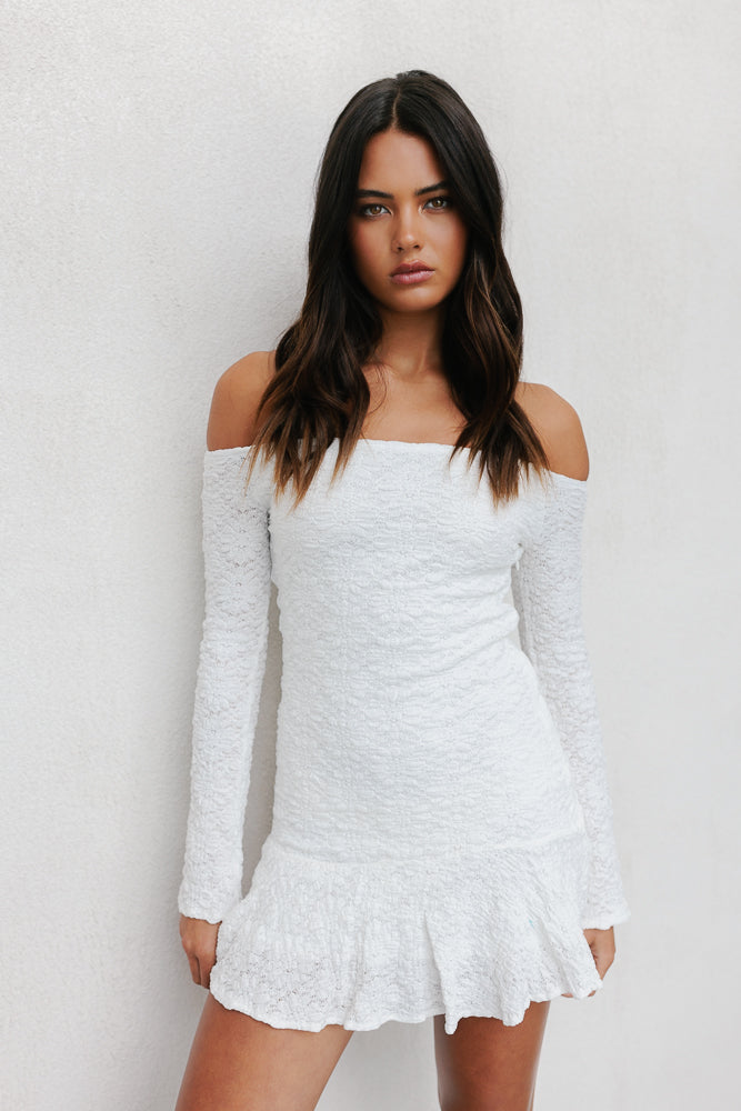 Stella Mini Dress - White