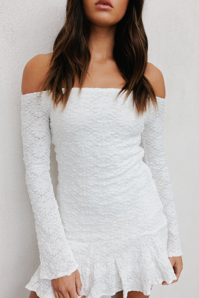 Stella Mini Dress - White