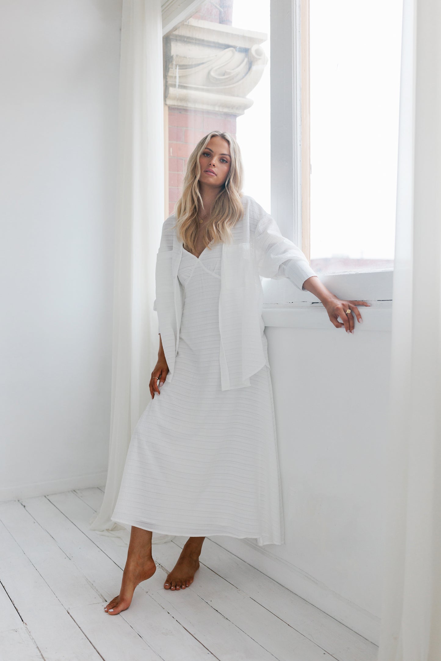 Hyacinth Maxi Dress - White