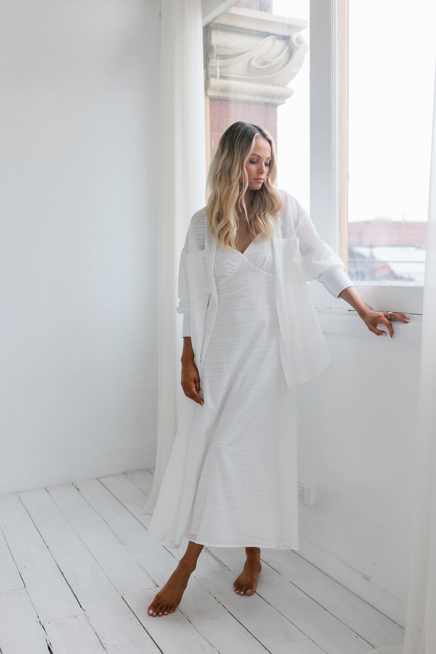 Hyacinth Maxi Dress - White
