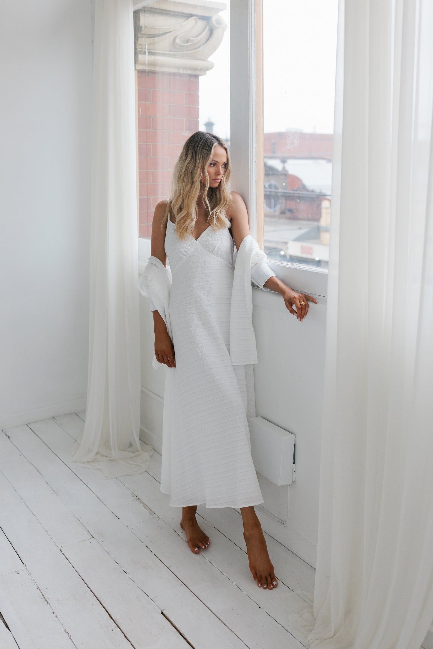 Hyacinth Maxi Dress - White