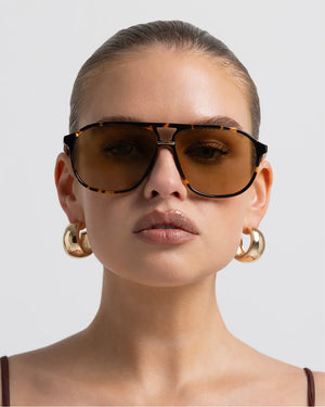 Cyrus Sunglasses Tort Yellow
