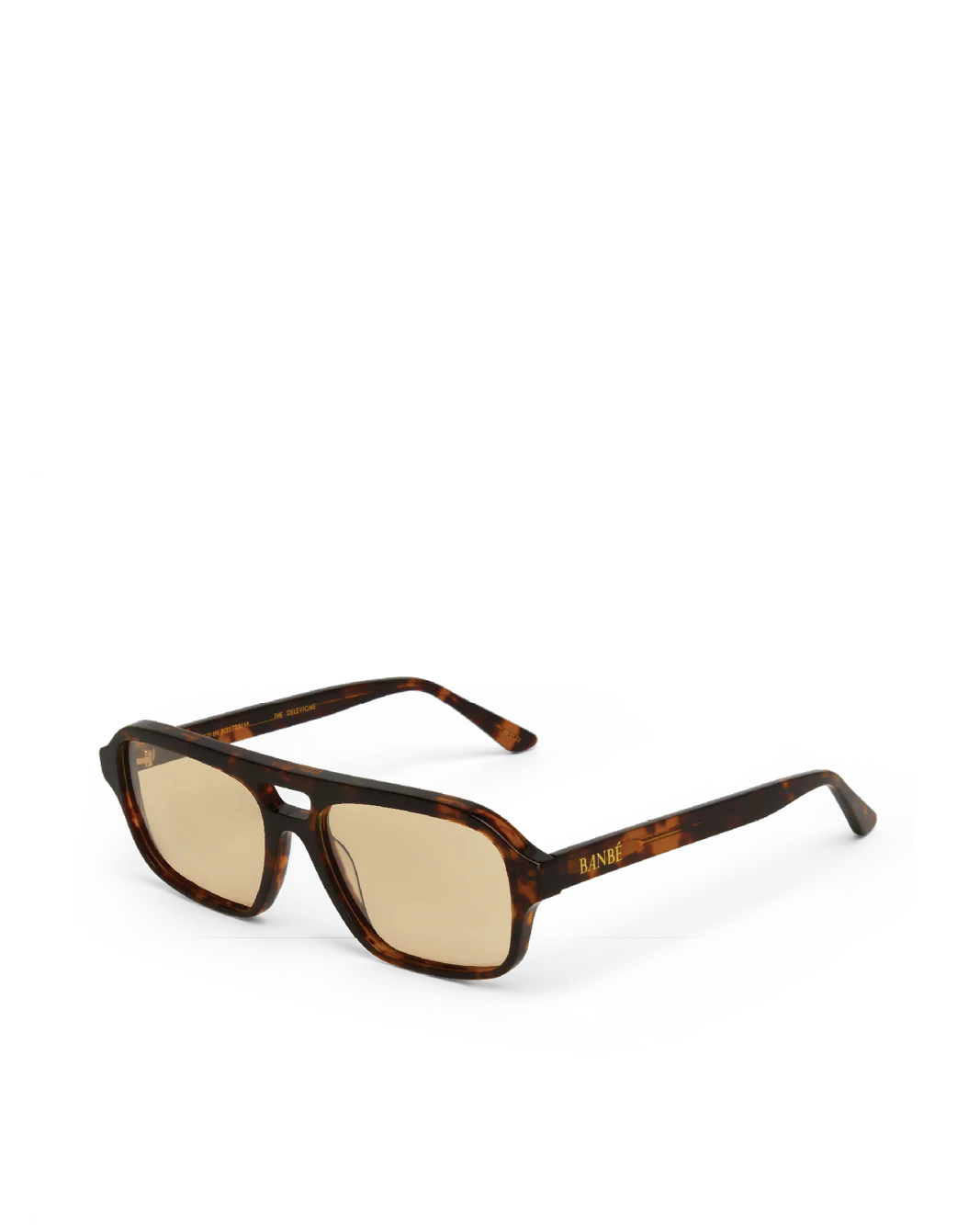 Delevigne Sunglasses Havana Yellow