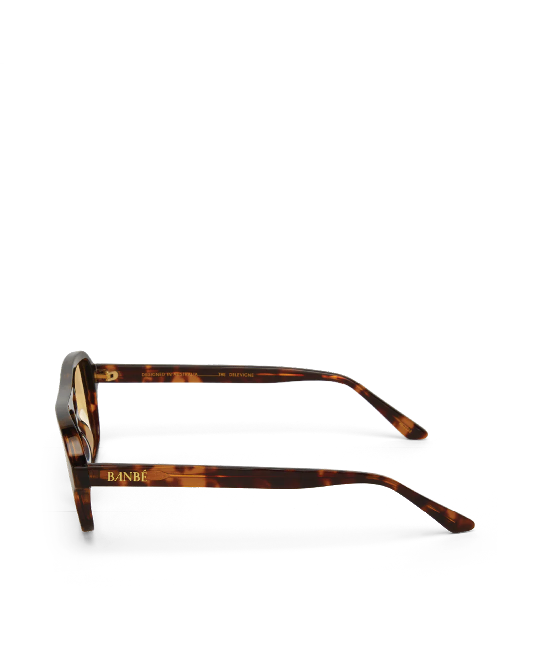 Delevigne Sunglasses Havana Yellow