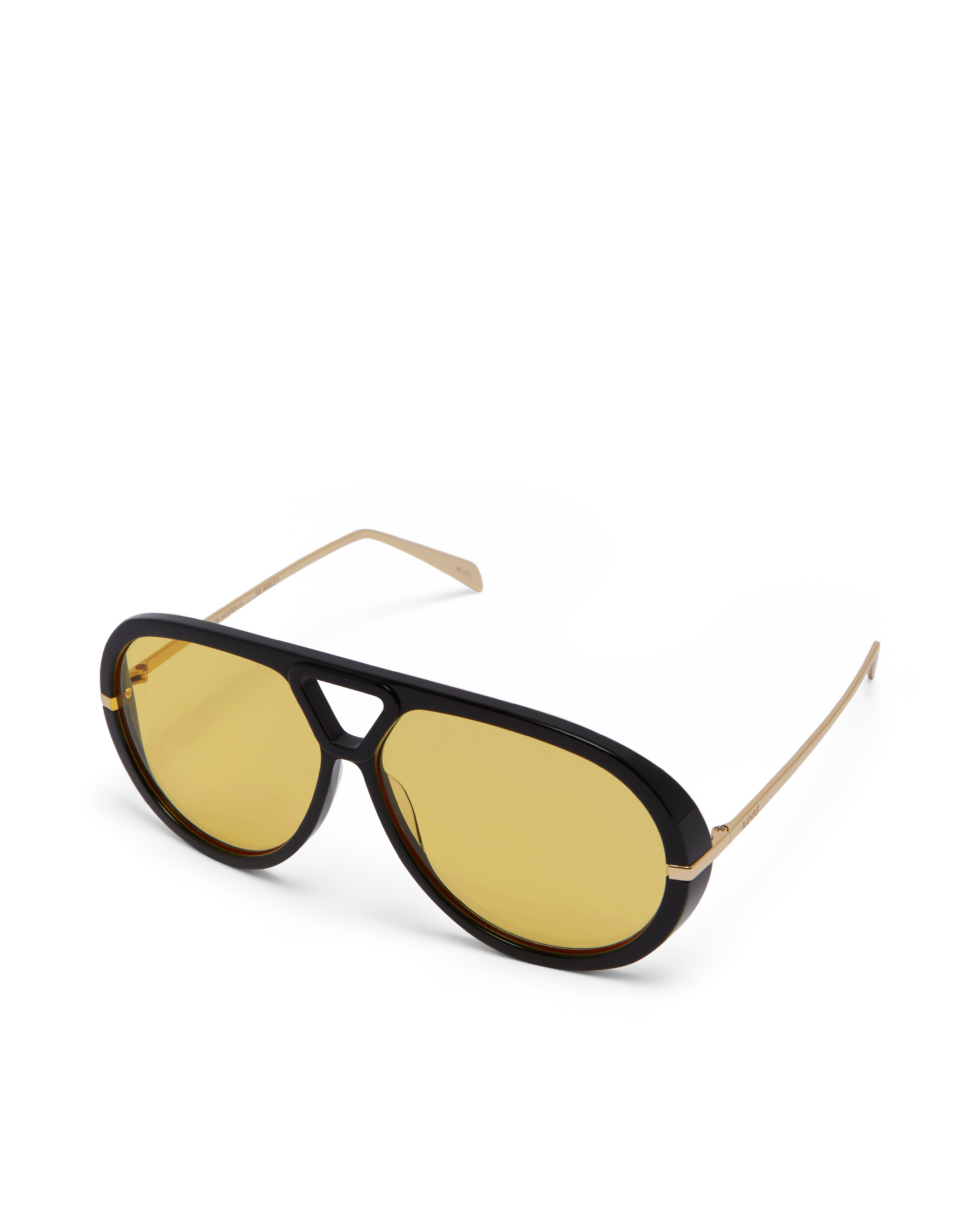 Harley Sunglasses Black Yellow