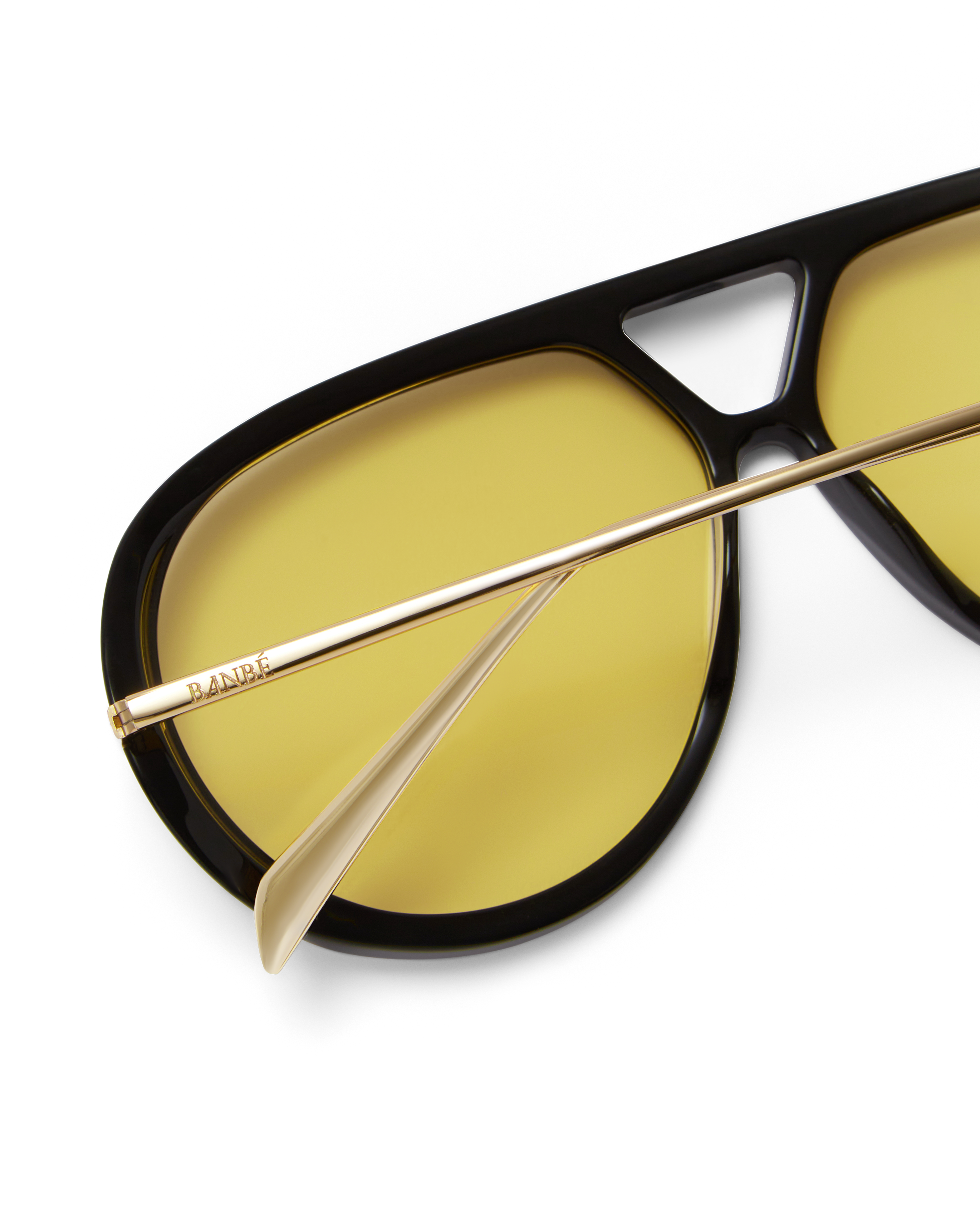 Harley Sunglasses Black Yellow