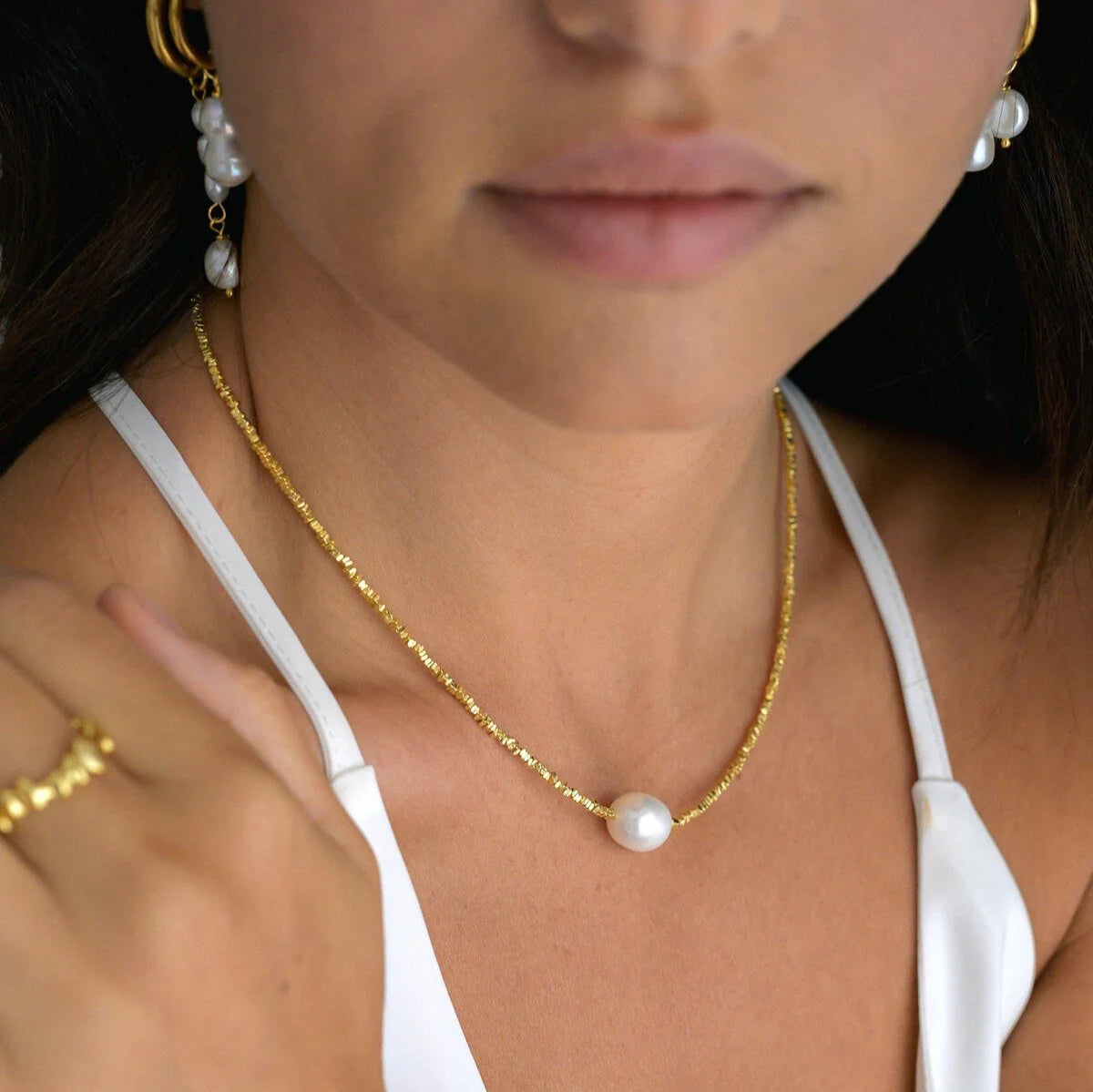 Tahiti Necklace Gold