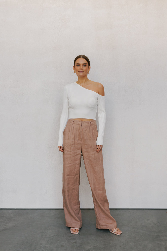 Trina Off-the-shoulder Top White