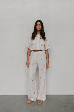 Citta Pants Seashell Print
