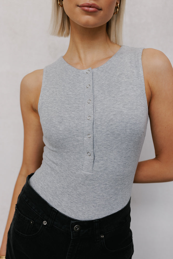 Urvi Bodysuit - Grey Marle