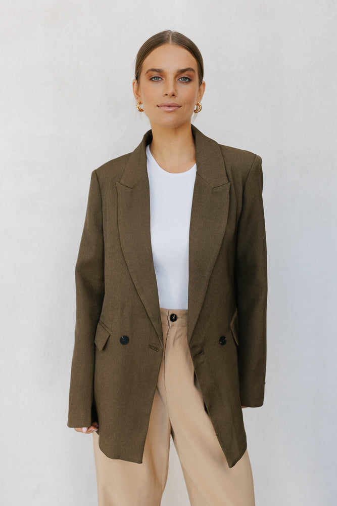 Ussie Blazer - Khaki