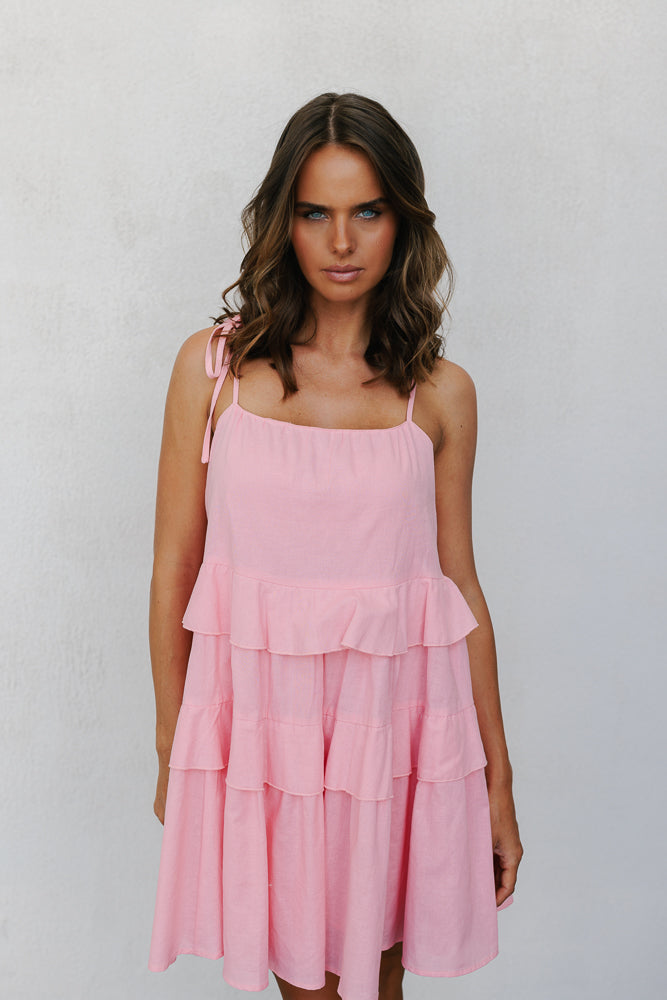 Vikki Dress Candy Pink