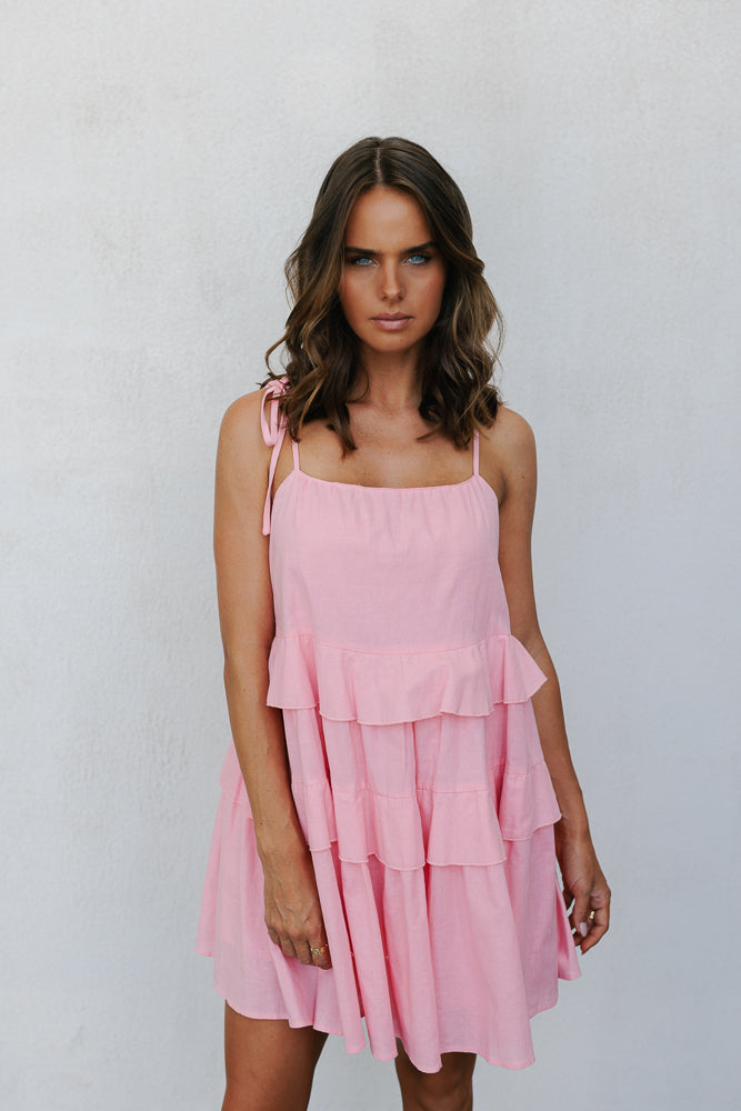 Vikki Dress Candy Pink