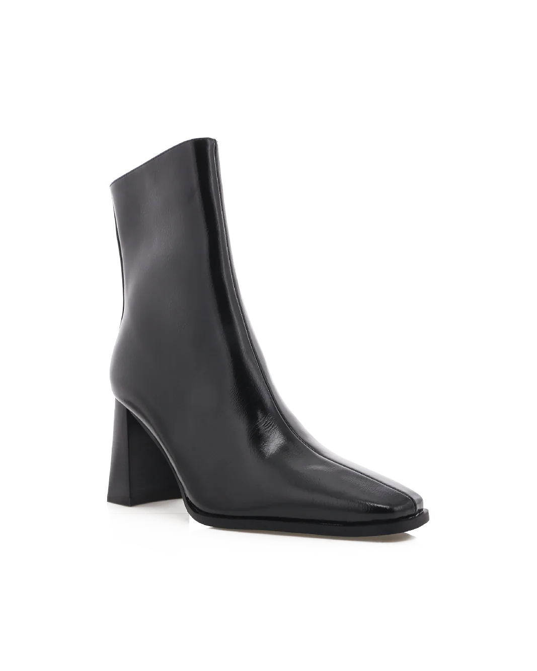 Wez Ankle Boots - Black Shine