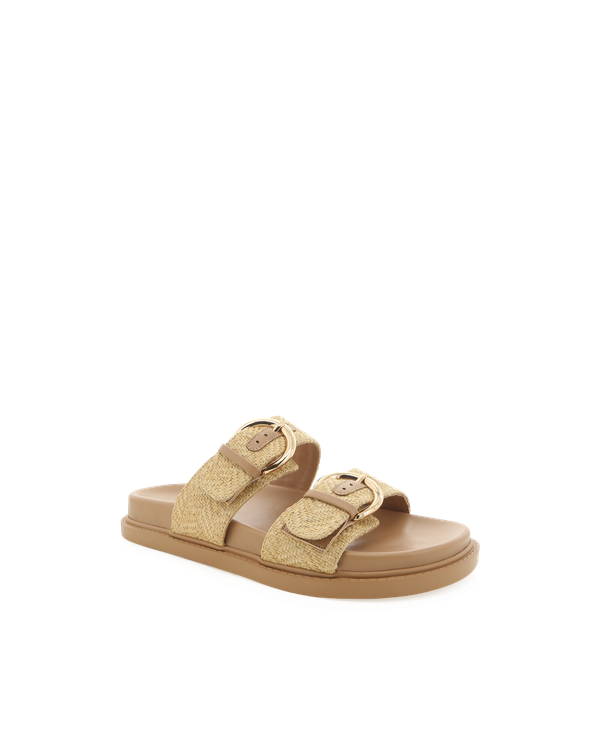 Wilmer Slides Natural Raffia