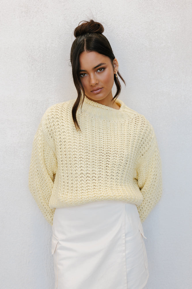 Wilton Knit - Lemon