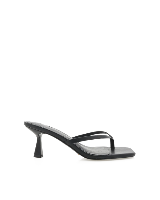 Xami Mule Heels - Black